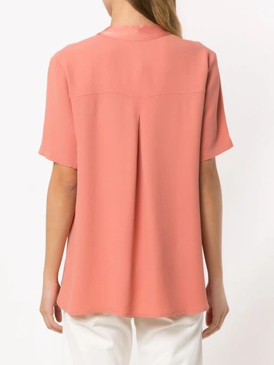 Shop Egrey Short Sleeved Blouse - Pink