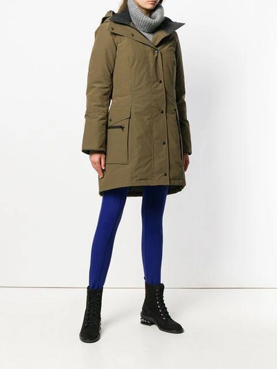 Shop Canada Goose Kinley Parka In Green