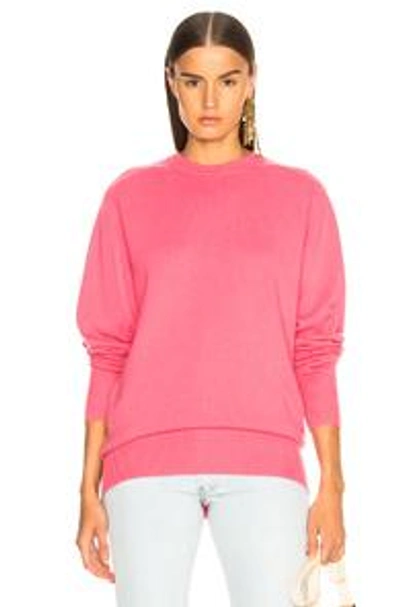 Shop Victoria Beckham Oversized Cashmere Sweater In Pink