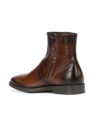 Shop To Boot New York Diver Ankle Boots In Brown