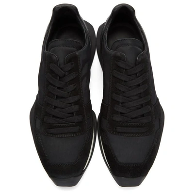 Shop Rick Owens Black New Vintage Sneakers In 9919 Blblml