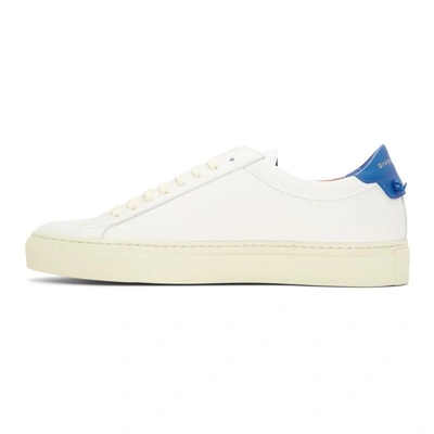 Shop Givenchy White Motocross Urban Street Sneakers In 982bl/rd/wh