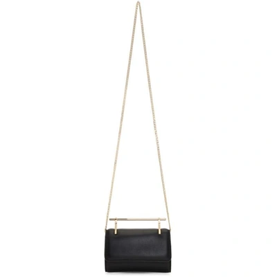 Shop M2malletier Black Mini Fabricca Bag In Black Leath