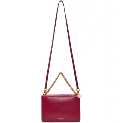 Shop Givenchy Red Cross 3 Leather Bag In 654 Figue