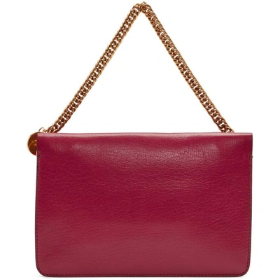 Shop Givenchy Red Cross 3 Leather Bag In 654 Figue