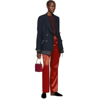 Shop Givenchy Red Cross 3 Leather Bag In 654 Figue