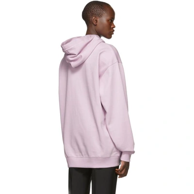 Shop Acne Studios Purple Turtle Fala Hoodie In Light Purpl