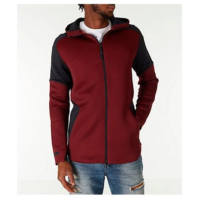 Shop Under Armour Men's Unstoppable/move Full-zip Hoodie, Red