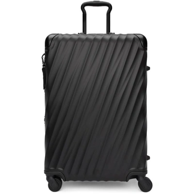 Shop Tumi Black Short Trip Packing Suitcase In Matte Black