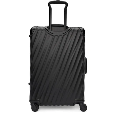 Shop Tumi Black Short Trip Packing Suitcase In Matte Black