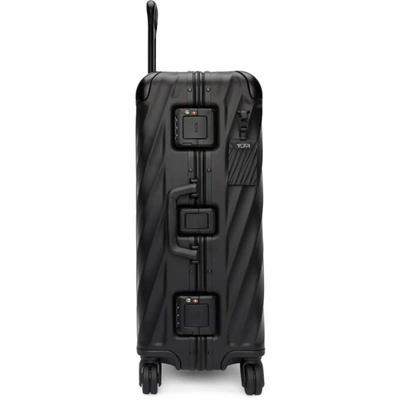 Shop Tumi Black Short Trip Packing Suitcase In Matte Black