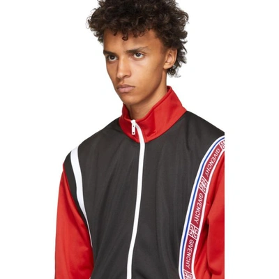 Shop Givenchy Red New Hem Track Jacket In 600 Red