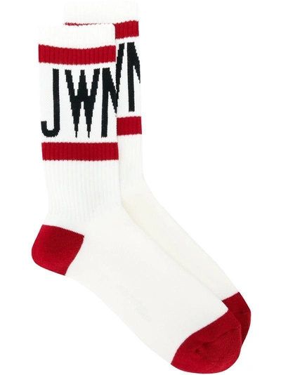 Shop Junya Watanabe Jwm Socks In White