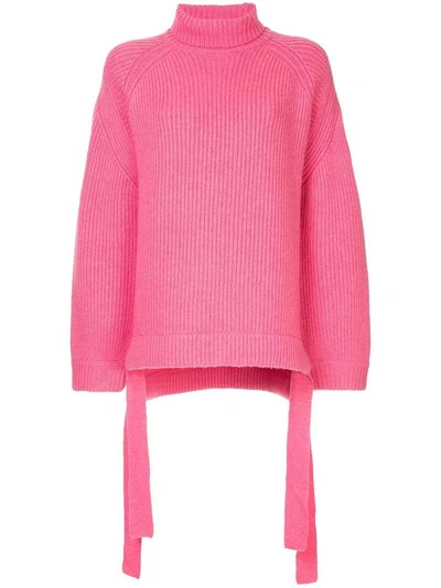 Shop Ellery Wallerian Sweater - Pink & Purple