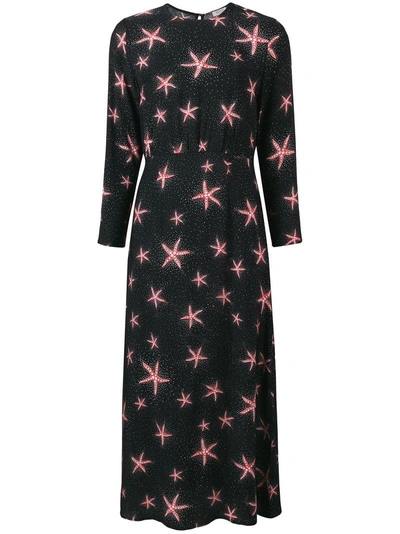 Shop Rixo London Alice Starfish Dress - Black
