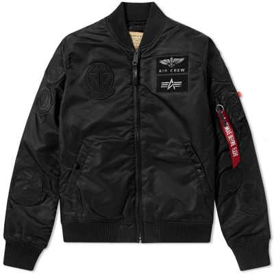 Shop Alpha Industries Ma-1 Pilot Jacket In Black
