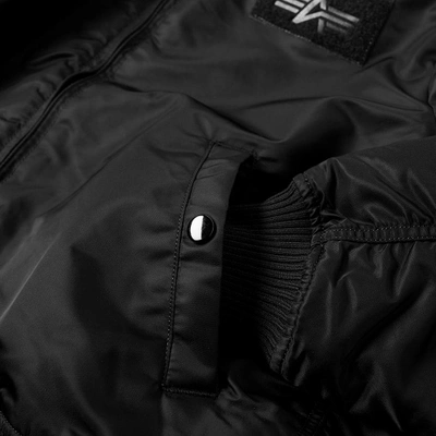 Shop Alpha Industries Ma-1 Pilot Jacket In Black