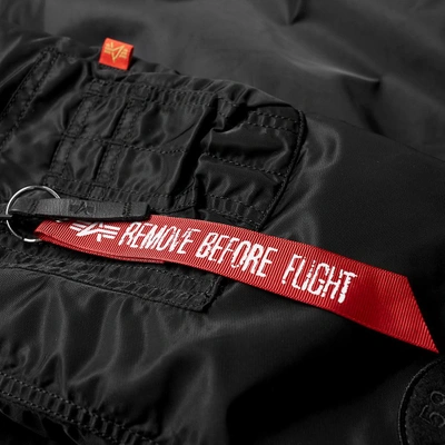 Shop Alpha Industries Ma-1 Pilot Jacket In Black