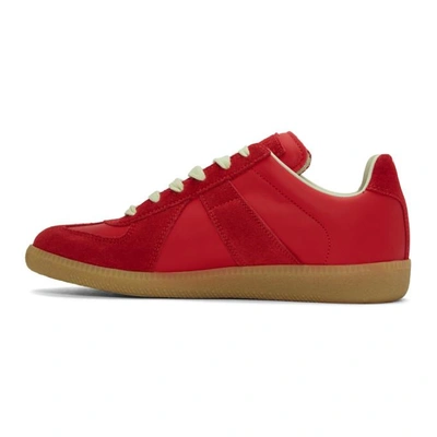 menigte Lichaam overzien Maison Margiela Replica Sneakers In Red | ModeSens