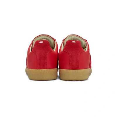 Shop Maison Margiela Ssense Exclusive Red Replica Sneakers In T4045 Red