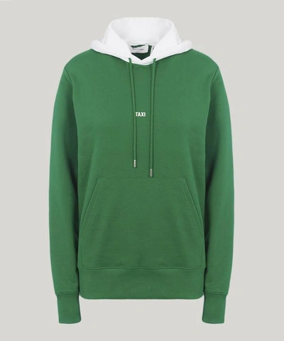 Shop Helmut Lang Taxi Campaign Tokyo Hoodie In Green