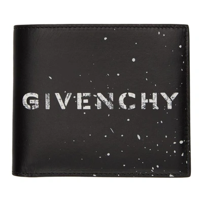 Shop Givenchy Black Graffiti 8cc Wallet In 004blkwht