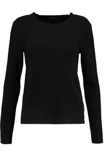 Shop James Perse Woman Cashmere Sweater Black