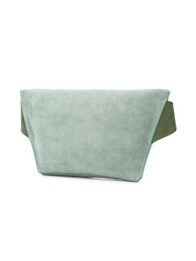 Shop Buscemi Colour Block Belt Bag - Green