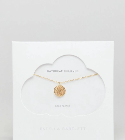 Shop Estella Bartlett Gold Plated Dreamcatcher Necklace - Gold