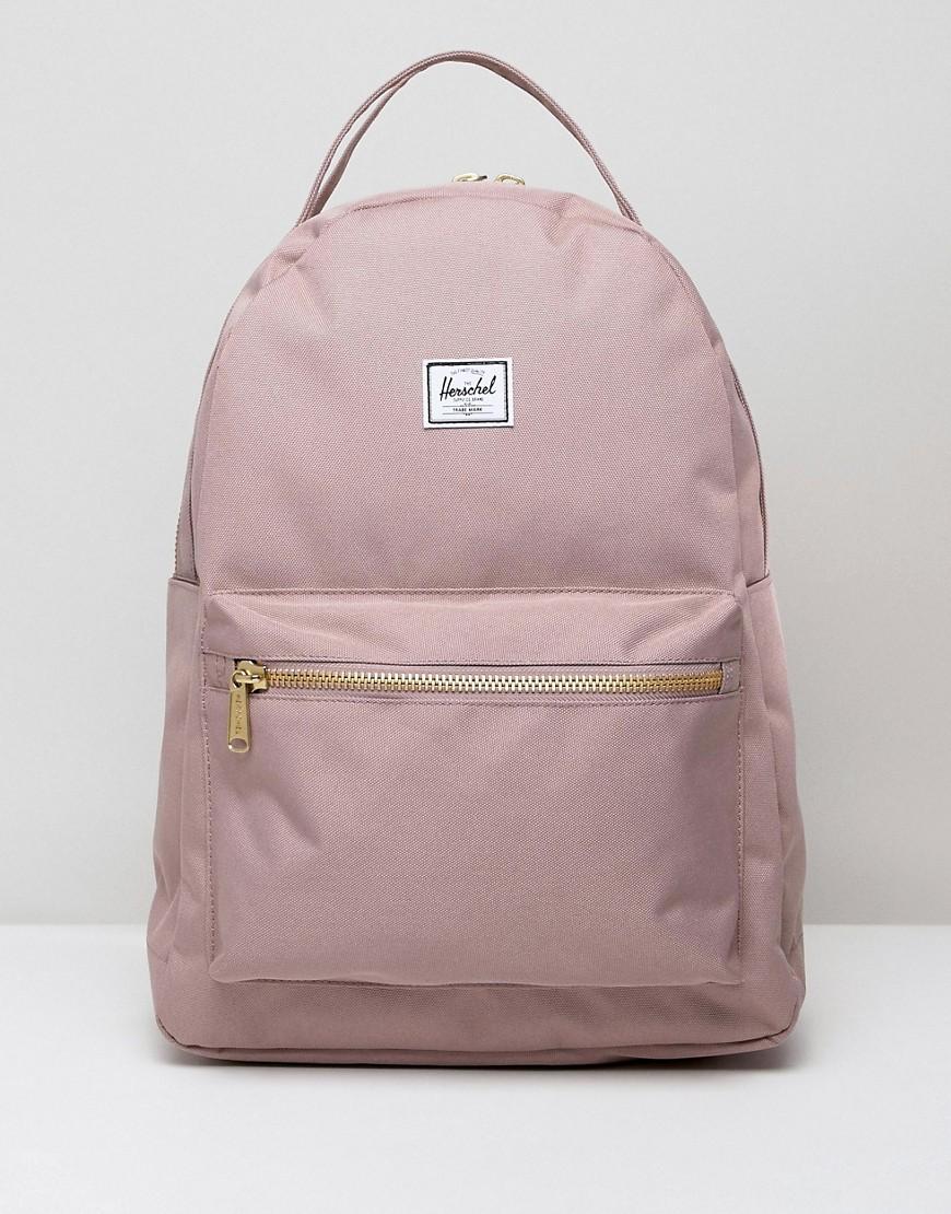 herschel nova mid volume pink backpack