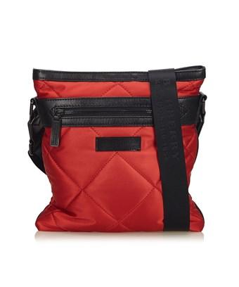 quilted nylon crossbody bag