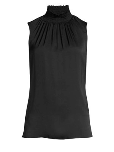 Shop Kobi Halperin Women's Velma Stretch Silk Blouse In Black