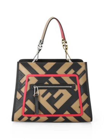 Shop Fendi Small Runaway Shoulder Bag In Multi