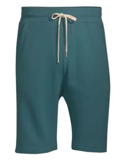 Shop John Elliott Sweat Shorts In Jade