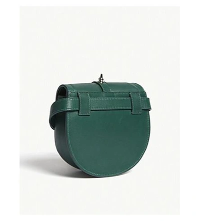 Shop Okhtein Dome Leather Belt Bag In Green