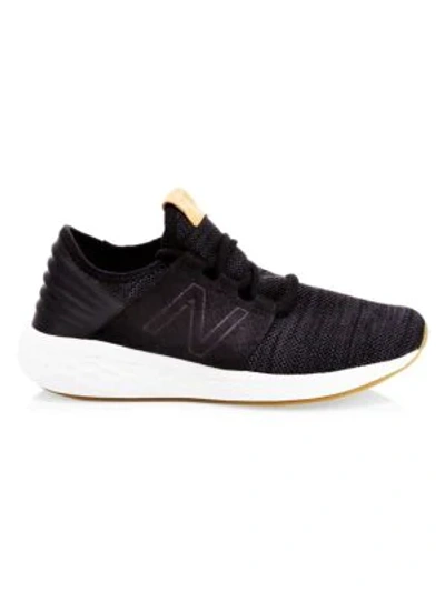 Shop New Balance Cruz Mesh Sneakers In Black White