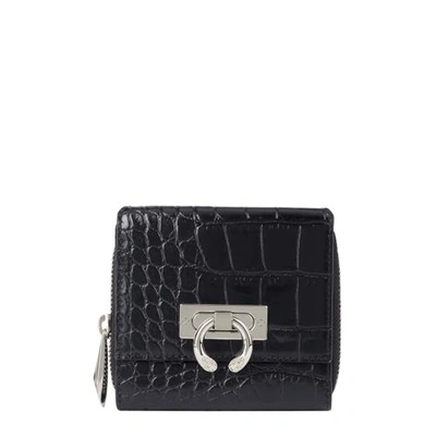 Shop Amanda Wakeley The Jagger With O Lock In Black Croc