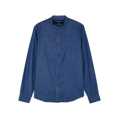 Shop Natural Selection Type 2 Blue Denim Shirt In Indigo