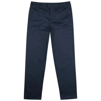 Shop Natural Selection Boxer Navy Stretch-twill Chinos
