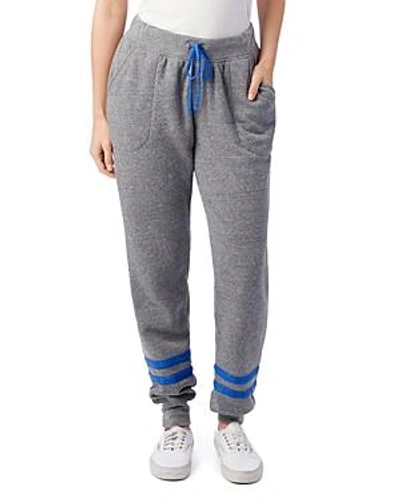 Shop Alternative Throwback Jogger Pants In Gray/pacific Blue