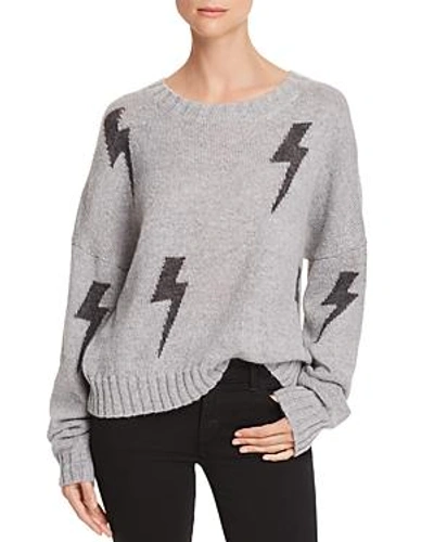 Shop Rails Perci Lightning Sweater In Heather Gray