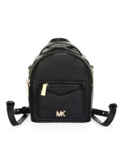 Shop Michael Kors Convertible Leather Backpack In Black