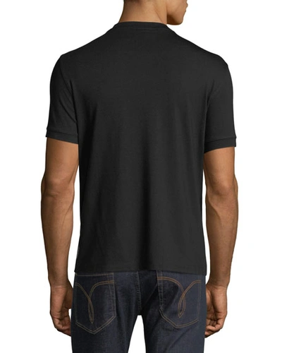 Shop Emporio Armani Basic Crewneck T-shirt In Black