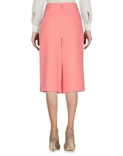 Shop Atos Lombardini Cropped Pants & Culottes In Pastel Pink