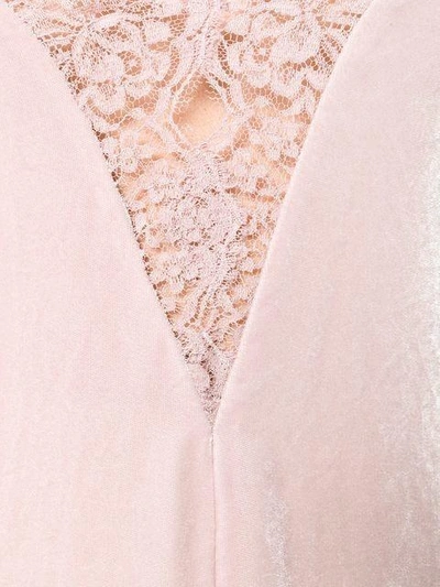 Shop Stella Mccartney Lace Slip Dress In Pink