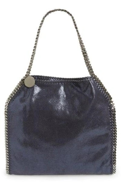 Shop Stella Mccartney 'small Falabella' Faux Leather Tote - Blue In Ink