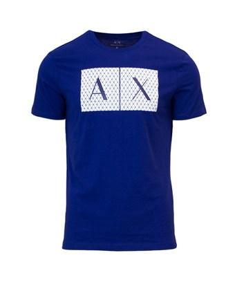 armani exchange blue t shirt