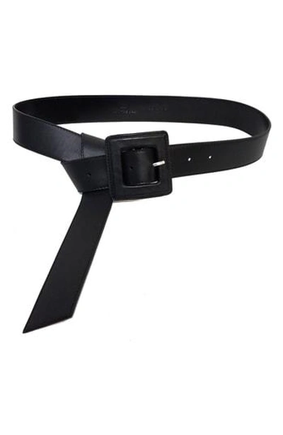 Shop B-low The Belt Annie Pull Through Leather Belt In Black