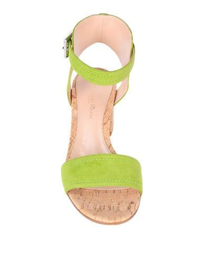 Shop Gianvito Rossi Sandals In Light Green