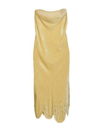 Shop Moschino Knee-length Dress In Beige